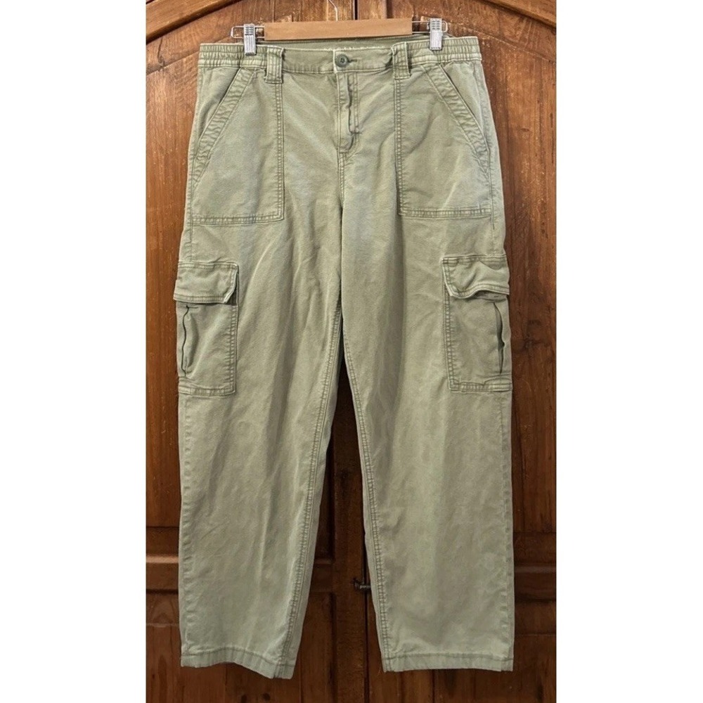 Women's American Eagle Outfitters Cargo Pants Sz 16 Stretch Waist